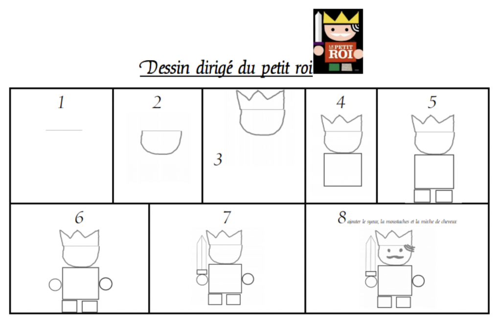 Dessin Dirige Du Petit Roi Maternelle Croix Luizet